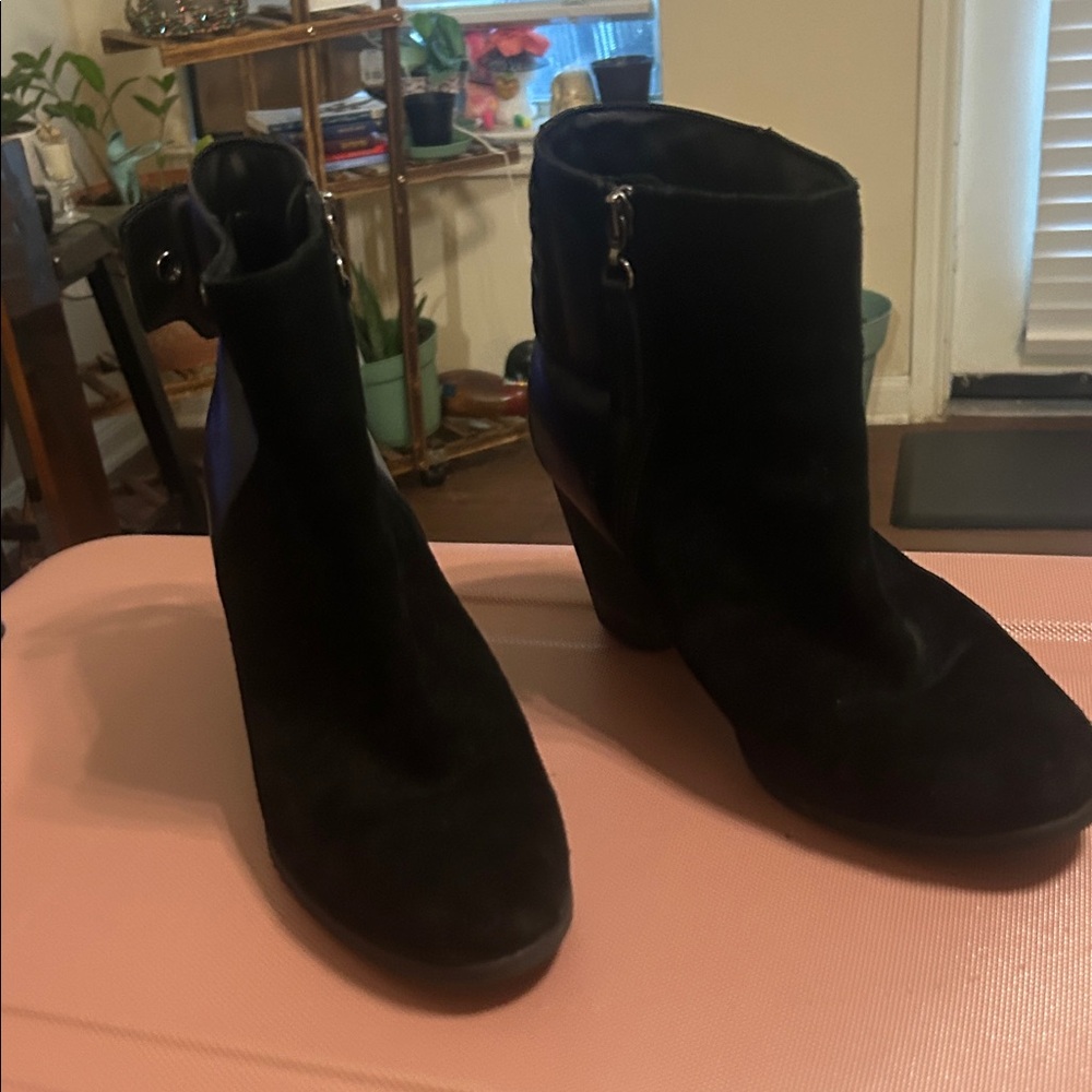 Clarks Black Ankle Booties